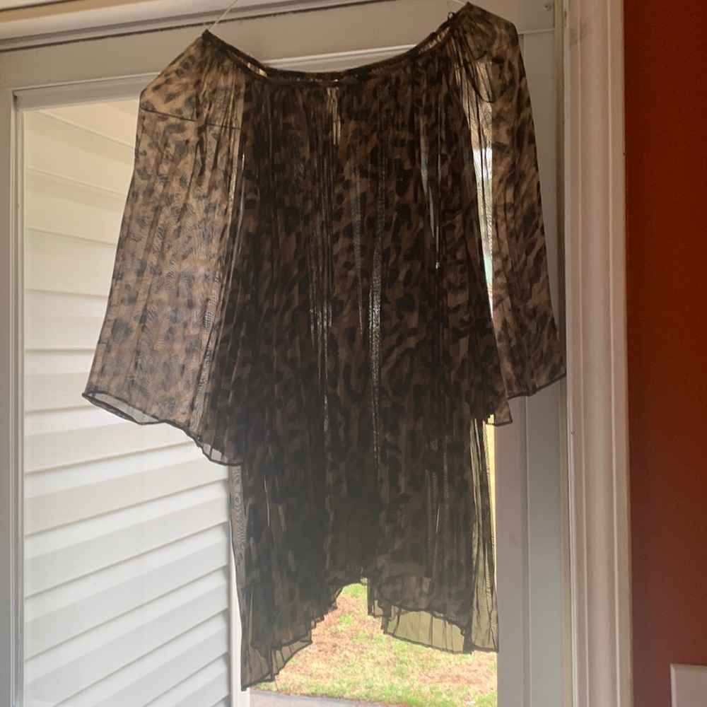 Gold & black printed size XL
